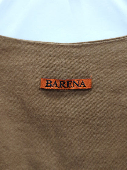 BARENA:CTN G/CHK VEST