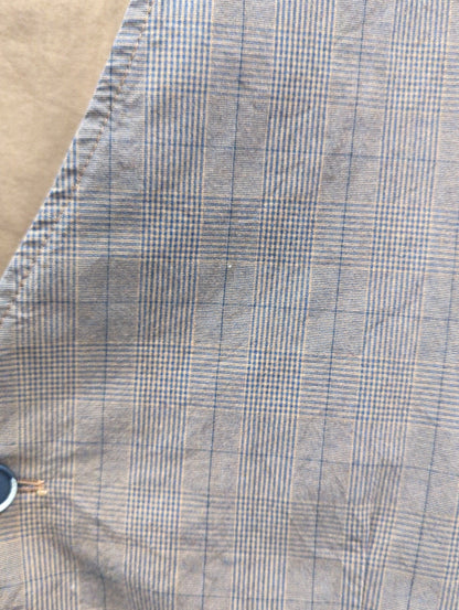 BARENA:CTN G/CHK VEST