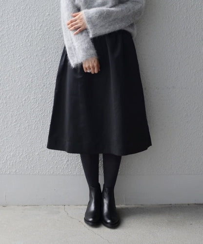 liflattie ships:タフタ ギャザースカート 16FW