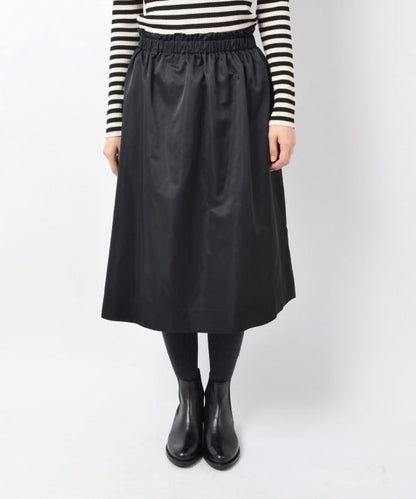 liflattie ships:タフタ ギャザースカート 16FW
