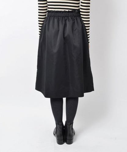 liflattie ships:タフタ ギャザースカート 16FW