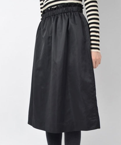 liflattie ships:タフタ ギャザースカート 16FW
