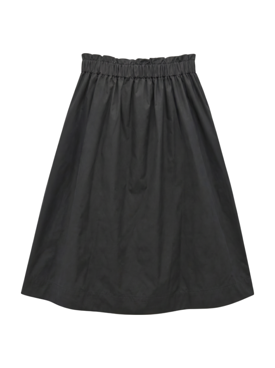 liflattie ships:タフタ ギャザースカート 16FW