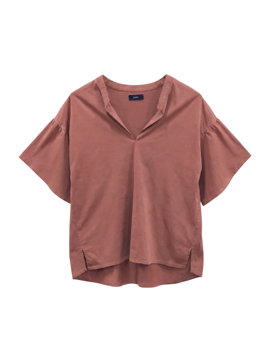 SHIPS:FLARE SLEEVE JERSEY SKIPPER