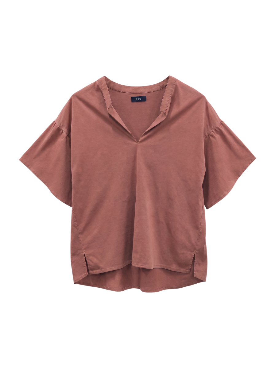 SHIPS:FLARE SLEEVE JERSEY SKIPPER