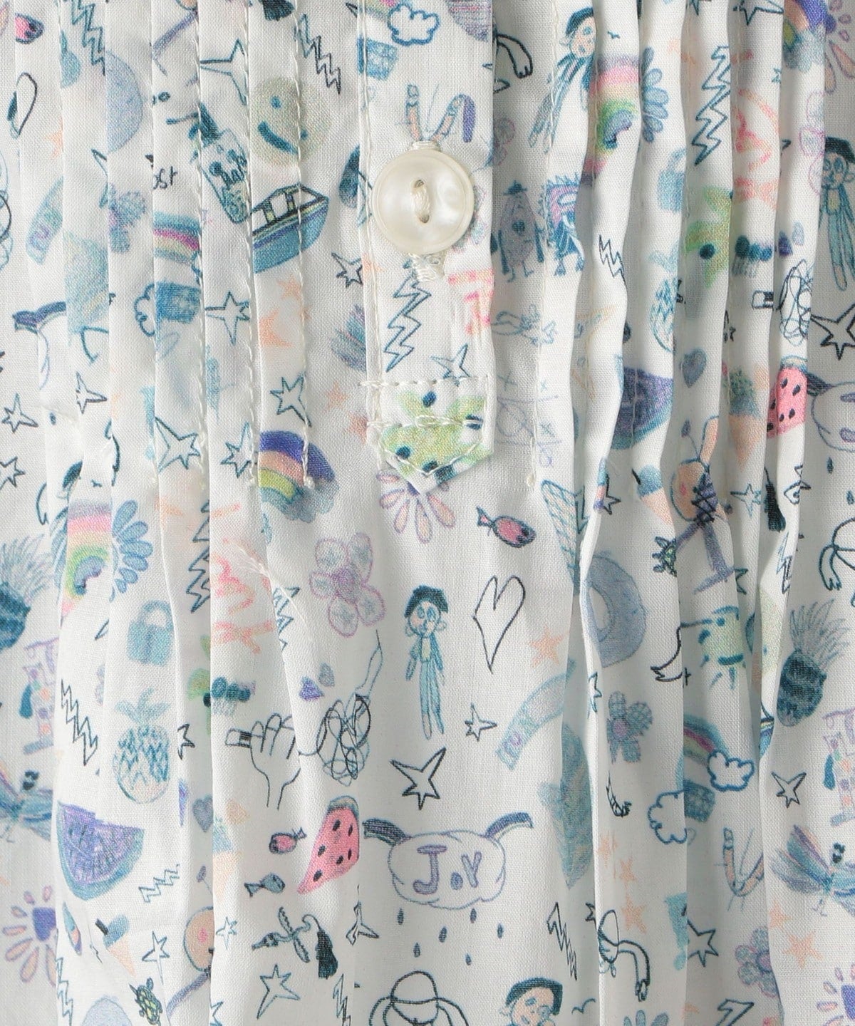 SHIPS KIDS:リバティ ピンタック ノースリーブ ブラウス(100〜130cm)