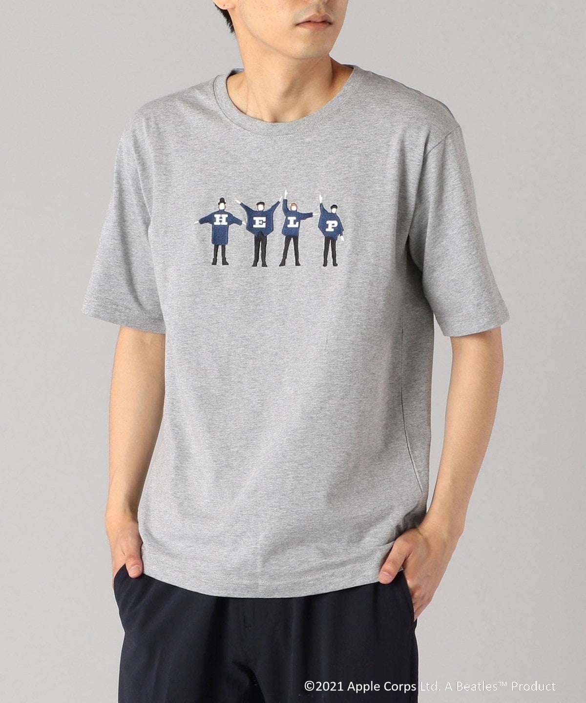 SHIPS: THE BEATLES エンブロイダリー Tシャツ
