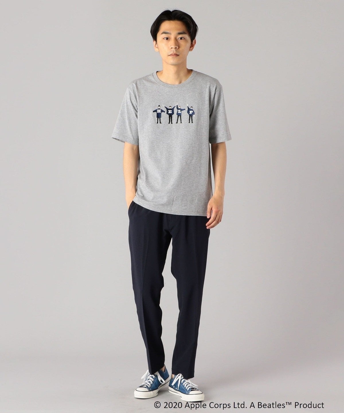 SHIPS: THE BEATLES エンブロイダリー Tシャツ