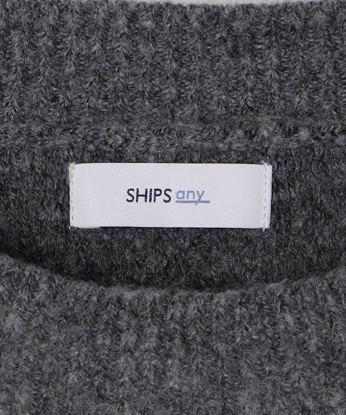SHIPS any: 〈手洗い可能〉シャギー ソリッド リラックス クルーネック ニット