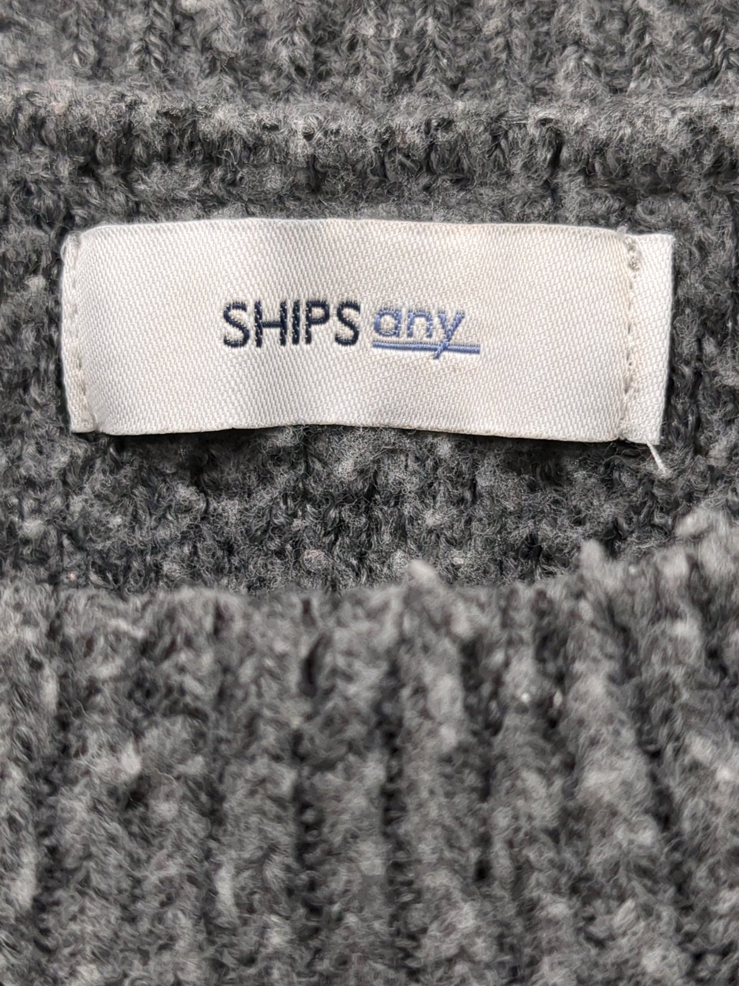 SHIPS any: 〈手洗い可能〉シャギー ソリッド リラックス クルーネック ニット