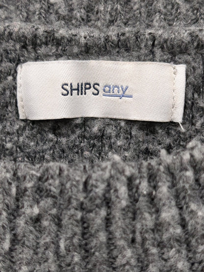 SHIPS any: 〈手洗い可能〉シャギー ソリッド リラックス クルーネック ニット