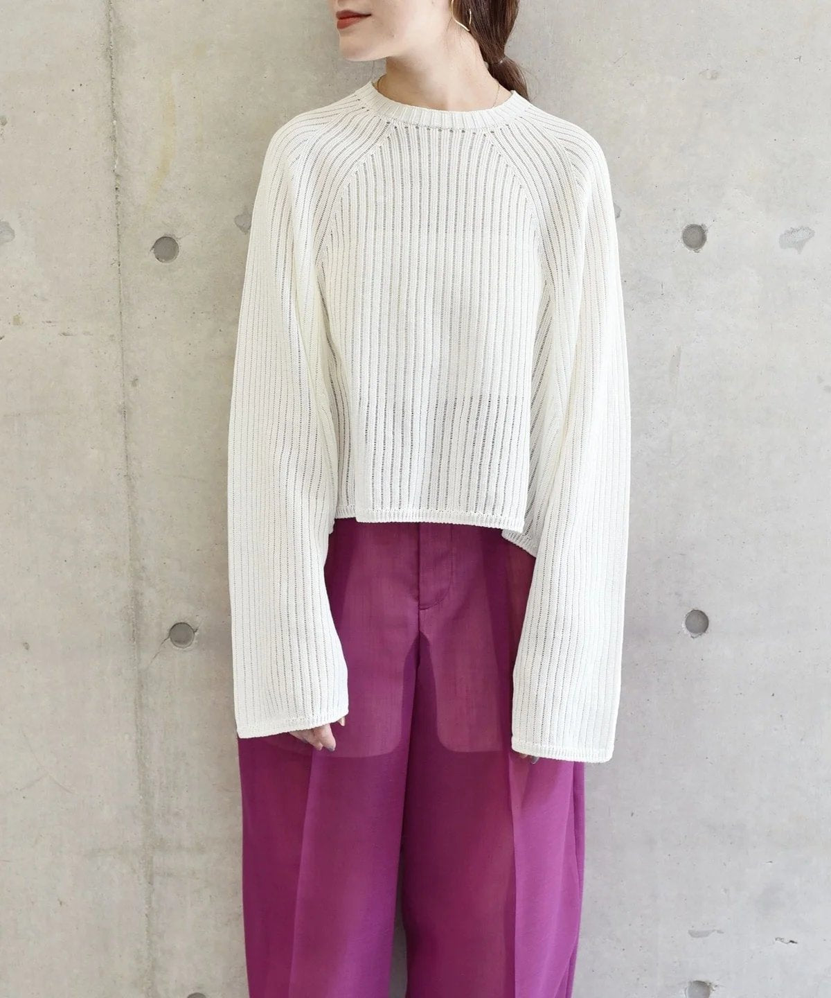 Wai+:メッシュプルオーバー