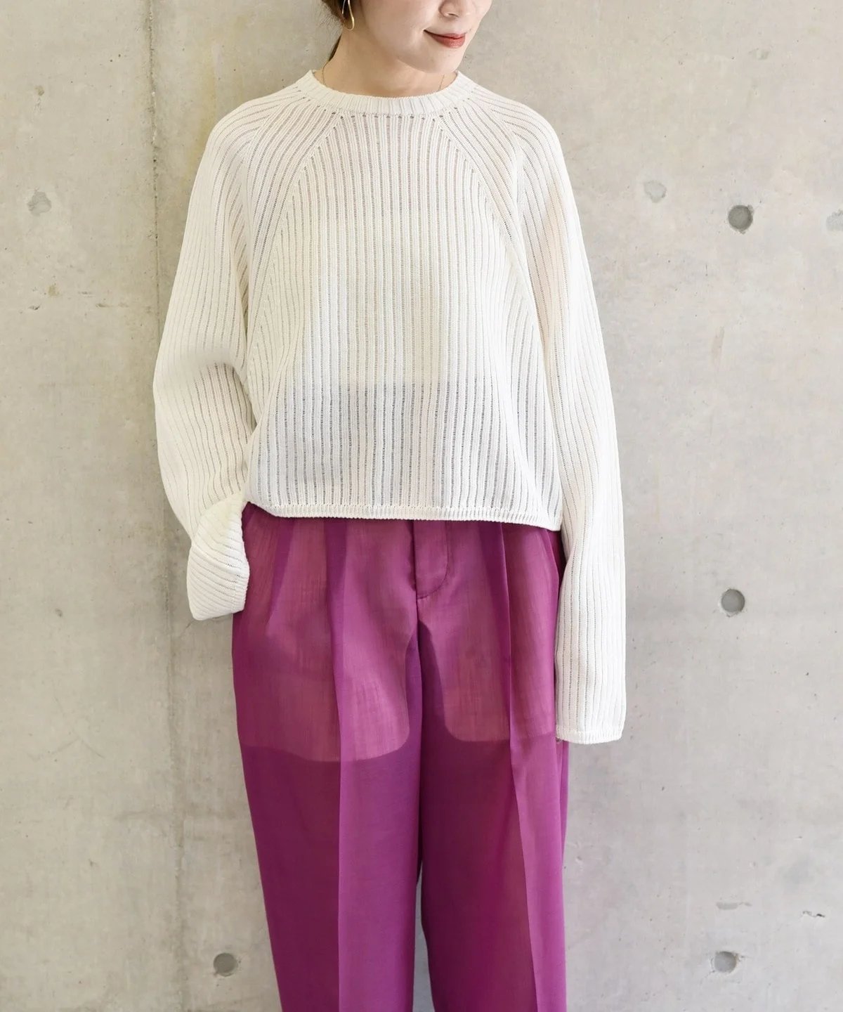 Wai+:メッシュプルオーバー