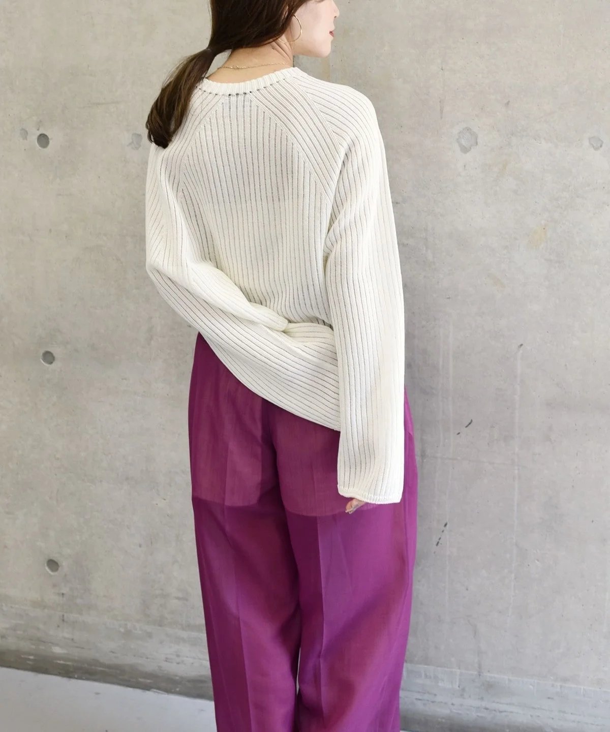Wai+:メッシュプルオーバー