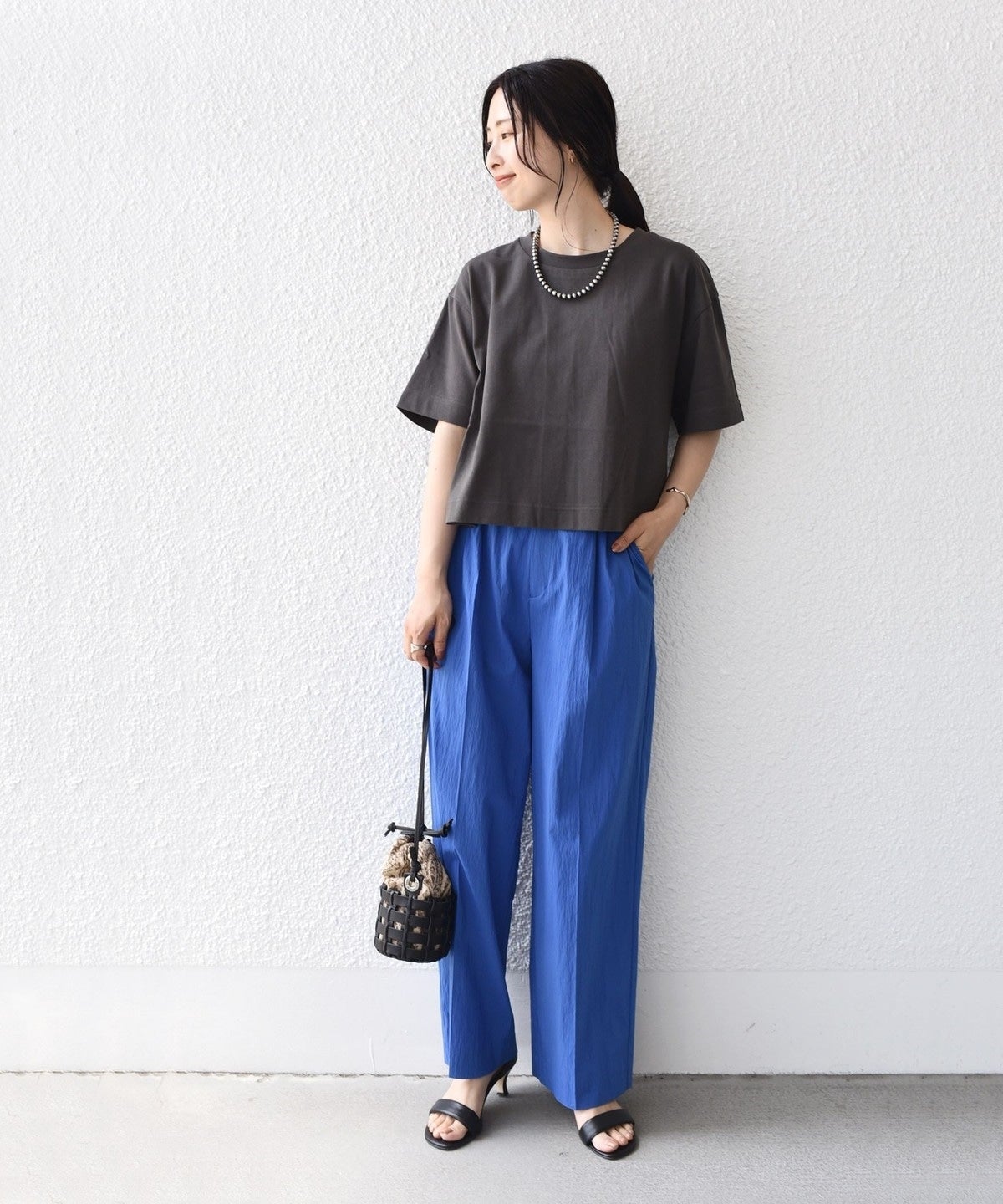 Texloop RCOT バック ドレープ TEE