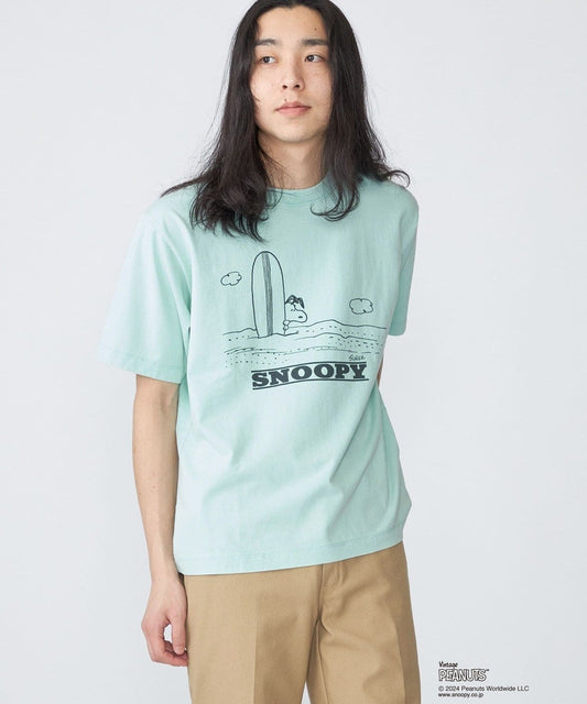SHIPS: VINTAGE PEANUTS スヌーピー プリント Tシャツ 24SS