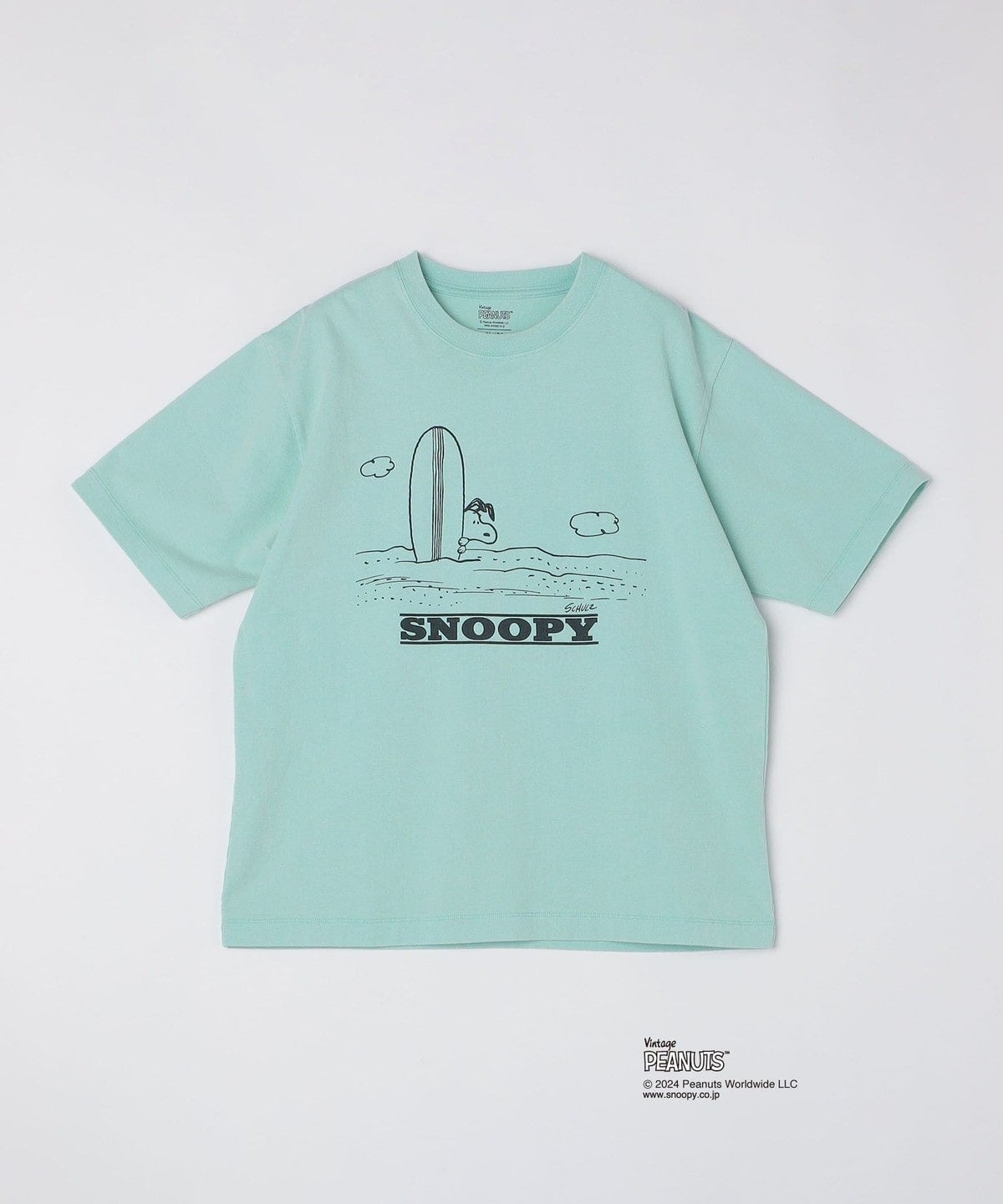 SHIPS: VINTAGE PEANUTS スヌーピー プリント Tシャツ 24SS
