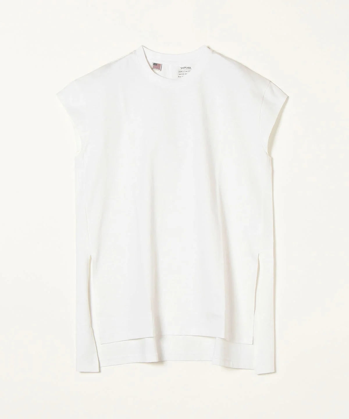 SHIPS any: USAコットン チュニックTシャツ