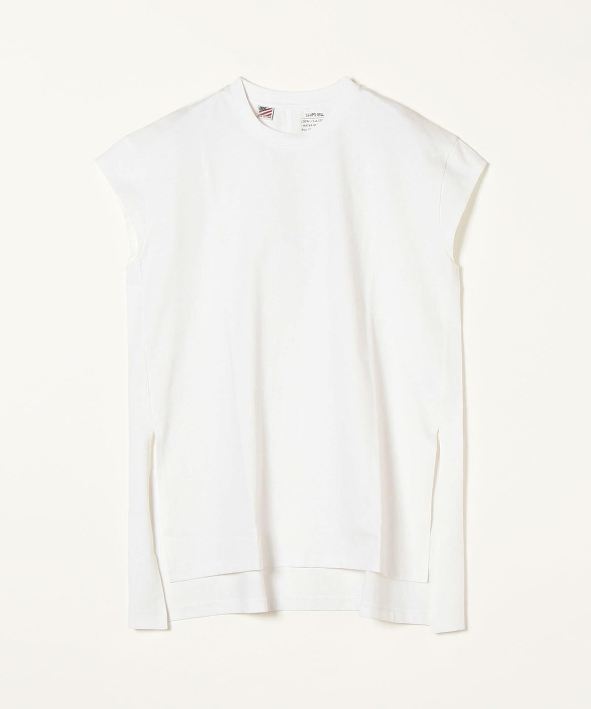 SHIPS any: USAコットン チュニックTシャツ