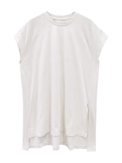 SHIPS any: USAコットン チュニックTシャツ