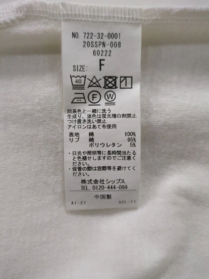 SHIPS any: USAコットン チュニックTシャツ