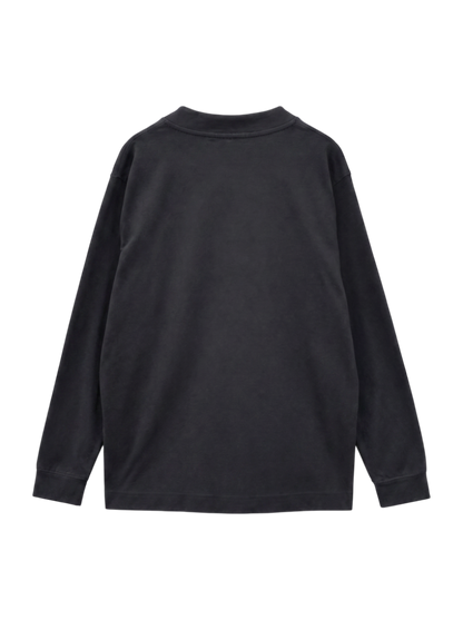 SHIPS:〈抗菌・防臭〉テレワーク ビズ ワンポイント ロゴ クルーネック Tシャツ (ロンT)