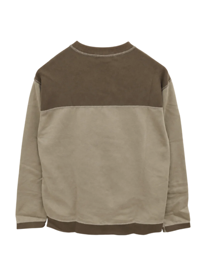 SHIPS: japan quality ダンボール 切り替え ロングスリーブ Tシャツ(ロンT)