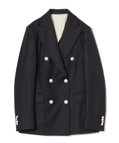 PrimaryNavyLabel:ウールコットンダブルジャケットnavy