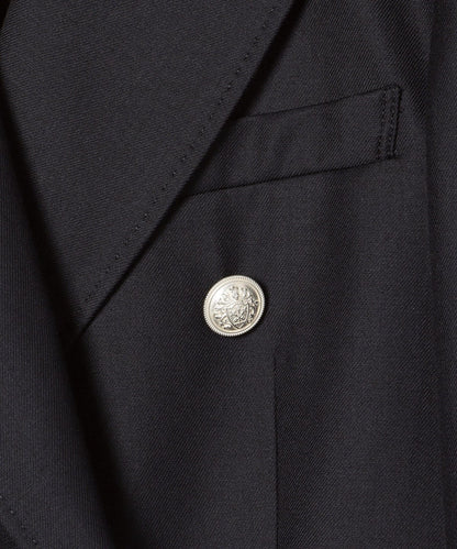 PrimaryNavyLabel:ウールコットンダブルジャケットnavy