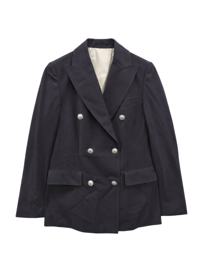 PrimaryNavyLabel:ウールコットンダブルジャケットnavy
