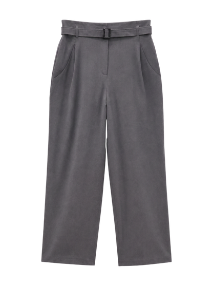 liflattie ships: ソリッド ベルト パンツ