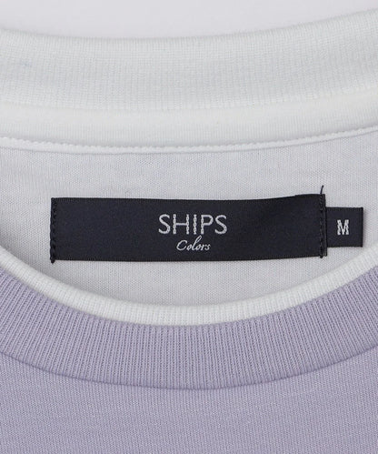 SHIPS Colors:〈洗濯機可能〉フェイクレイヤード クルーネック ショートスリーブ