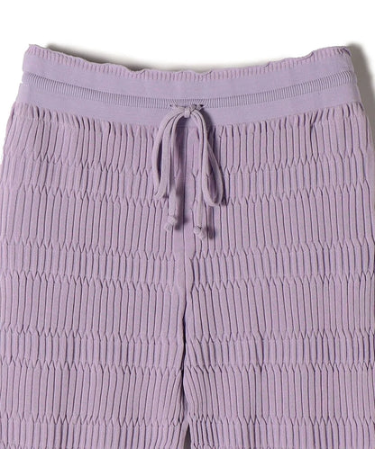 unfil:〈手洗い可能〉コットンリブニットパンツ