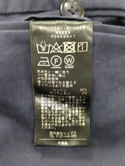 SHIPS: 〈手洗い可能〉ウォッシャブル コットン ツイル スラックス