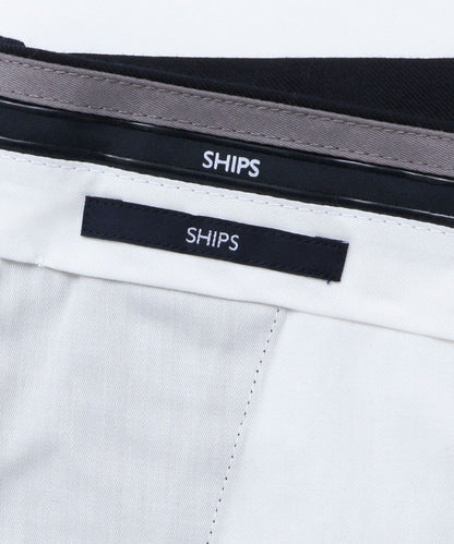 SHIPS: サキソニー ソロテックス ノープリーツ パンツ