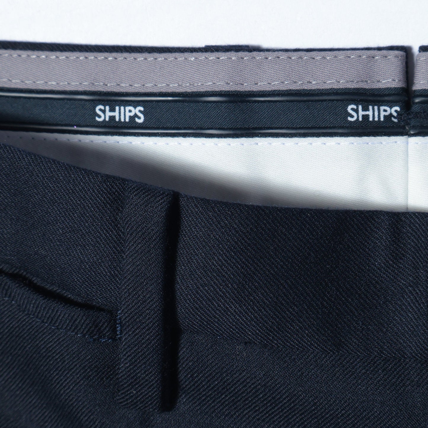 SHIPS: サキソニー ソロテックス ノープリーツ パンツ