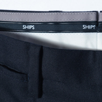 SHIPS: サキソニー ソロテックス ノープリーツ パンツ