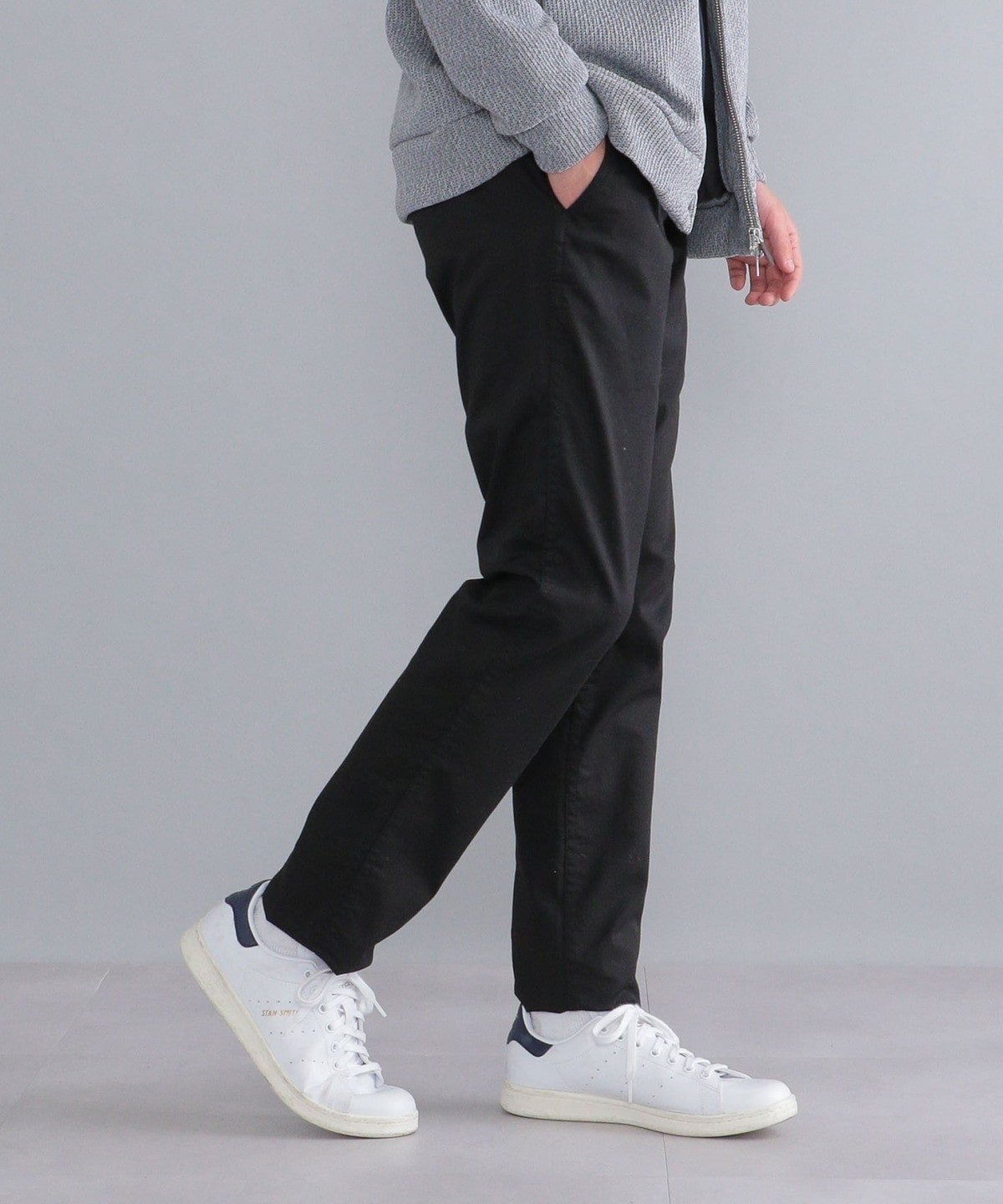 SHIPS:〈抗菌加工〉japan quality カラー テーパード スリム チノパンツ