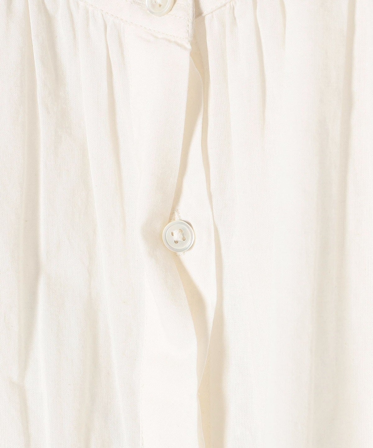 SHIPS any:〈洗濯機可能〉キャンブリック ボリューム ショート シャツ