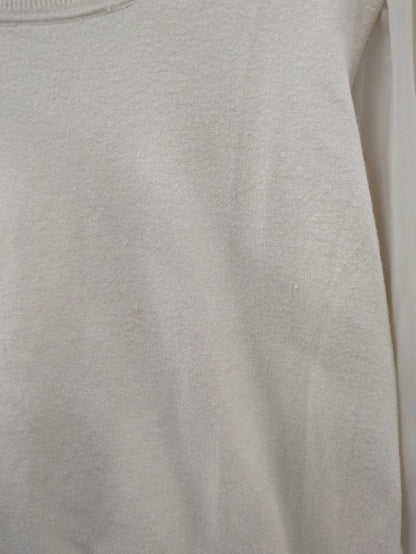 【WEB限定】〈手洗い可能〉シフォンスリーブニット