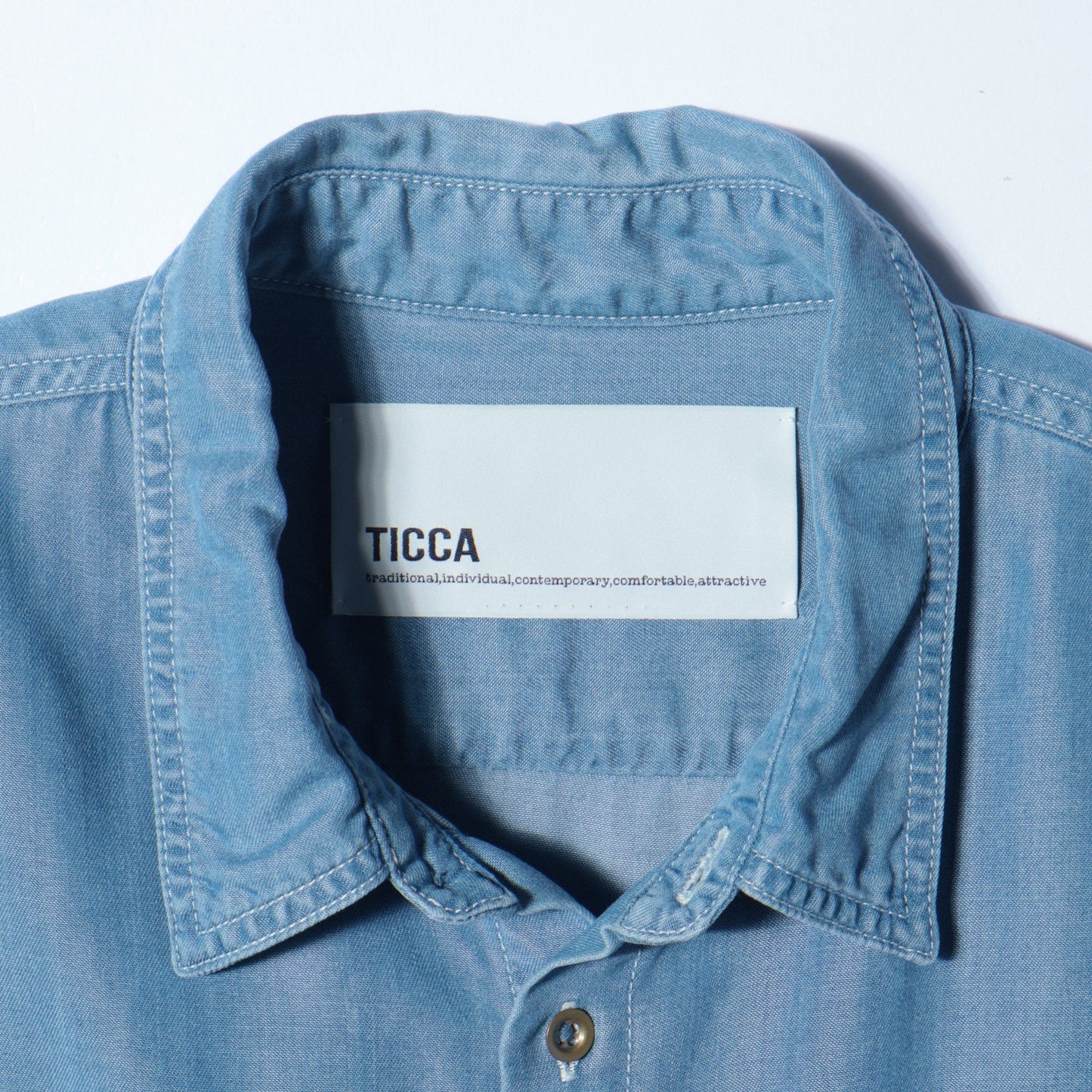 TICCA:DENIM DROP SHIRT