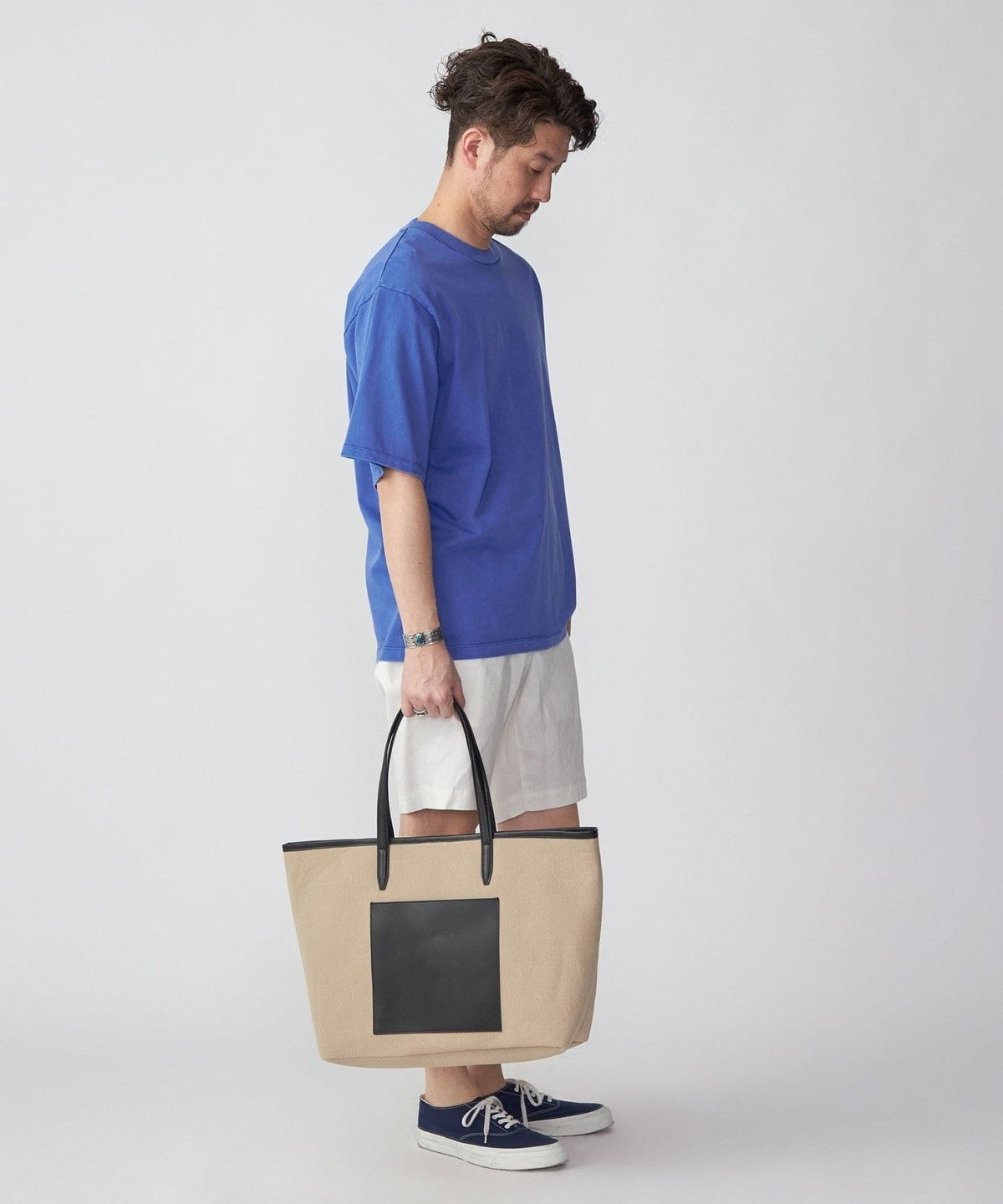 SHIPS: ピマコットン ガーメントダイ クルーネック Tシャツ