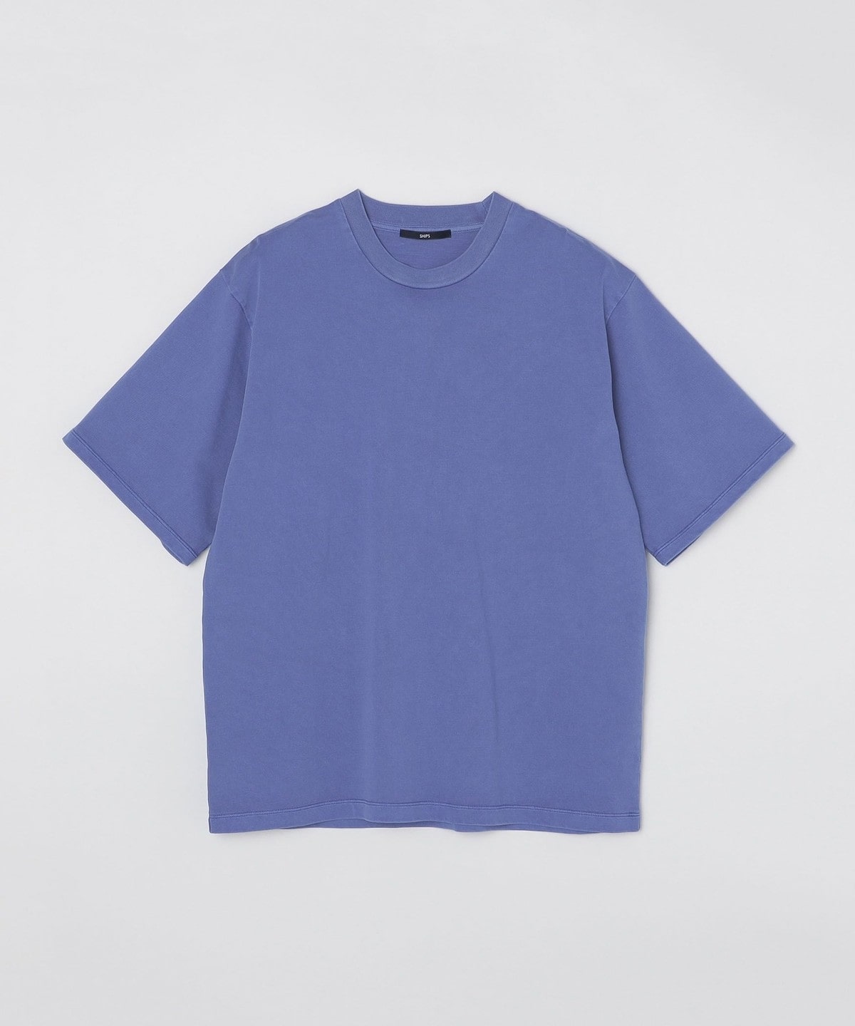 SHIPS: ピマコットン ガーメントダイ クルーネック Tシャツ