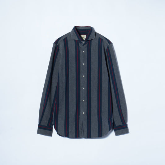GUY.R:WASHED FLANNEL WIDE ST