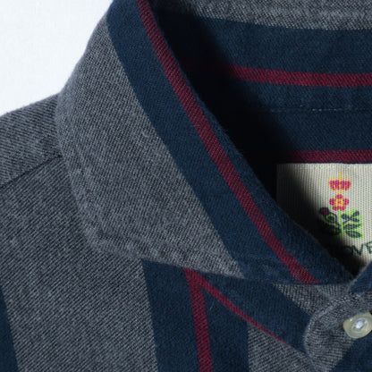GUY.R:WASHED FLANNEL WIDE ST