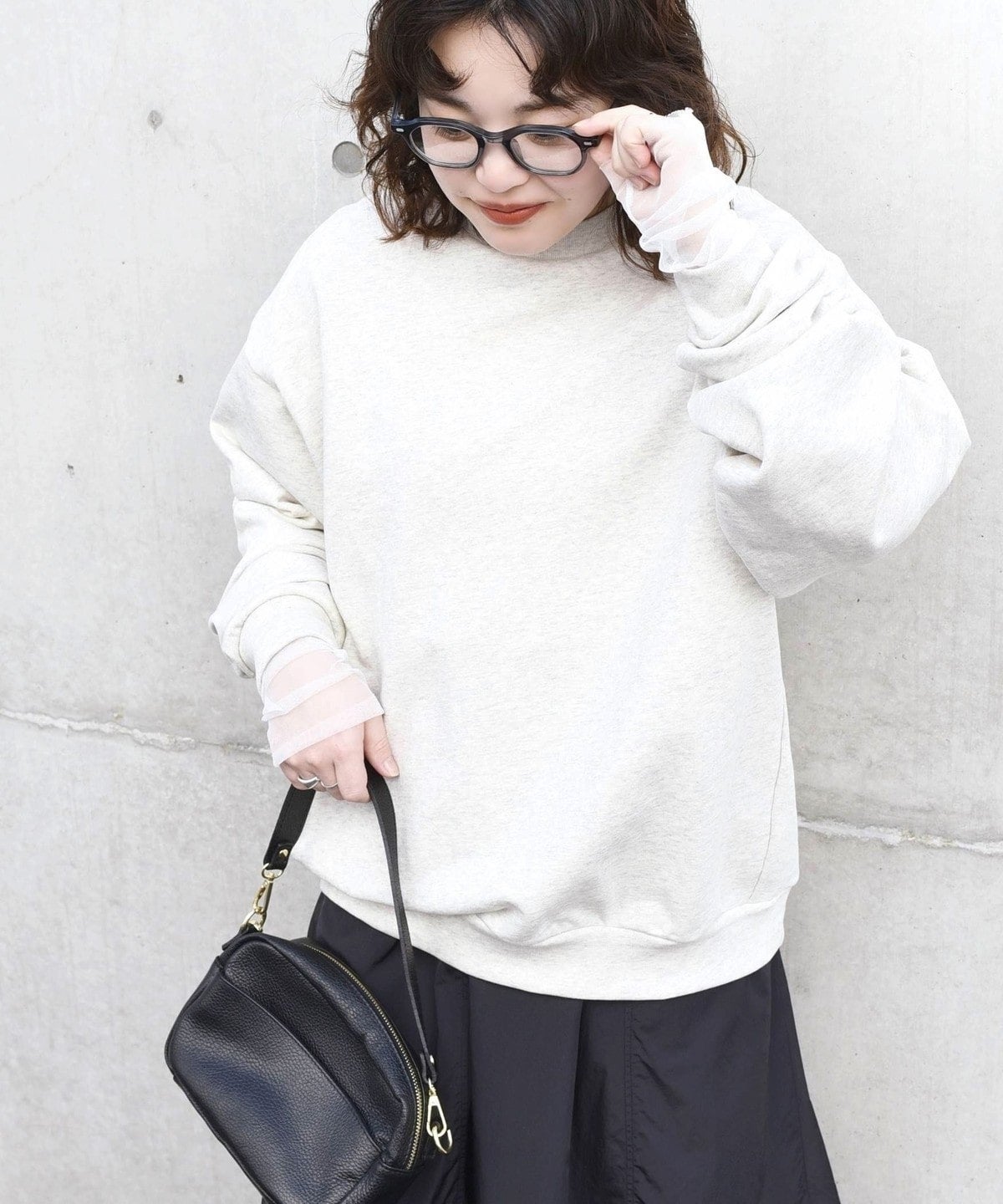 SHIPS any: COTTON USA ルーズ クルーネック 裏毛 スウェット