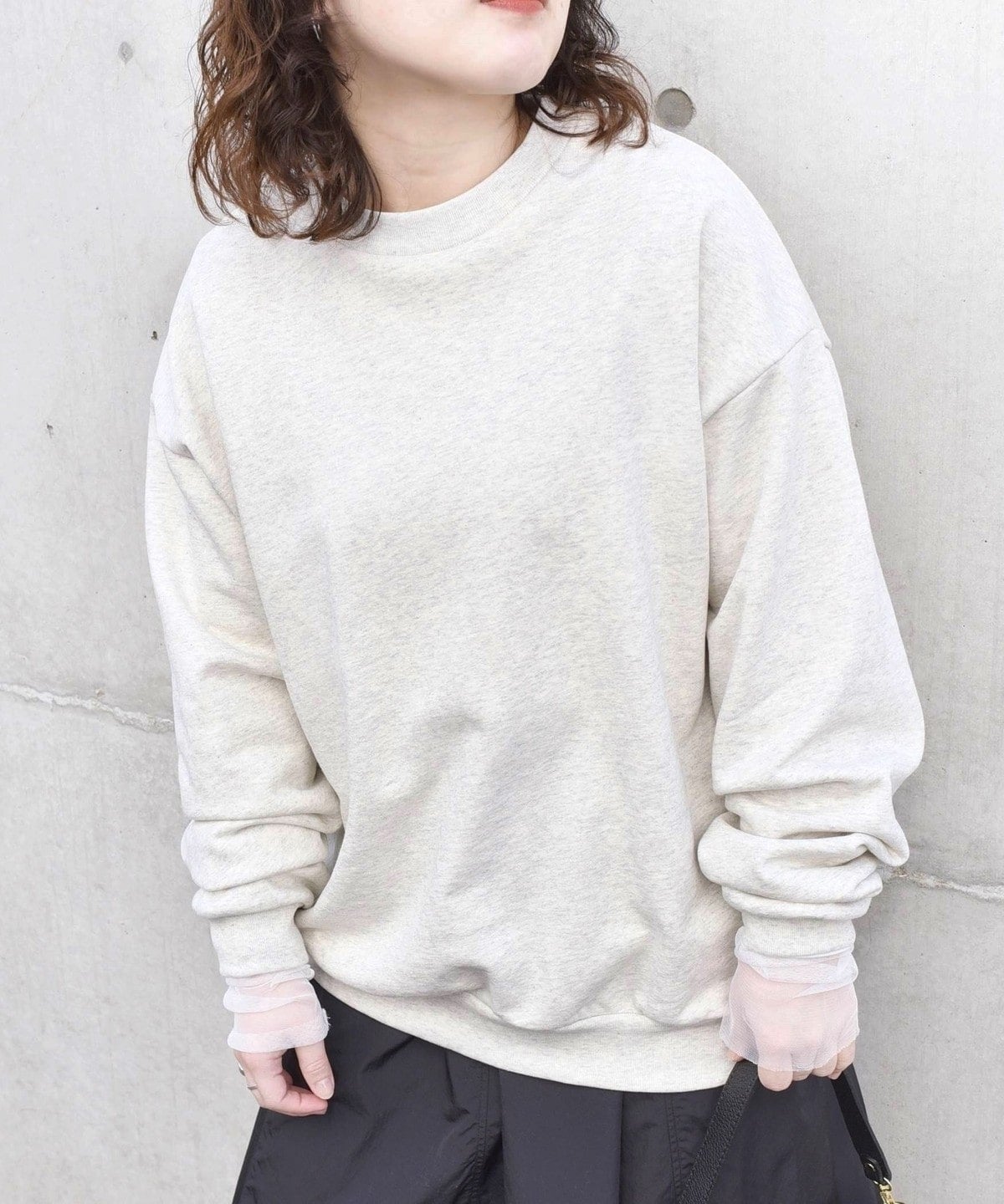SHIPS any: COTTON USA ルーズ クルーネック 裏毛 スウェット