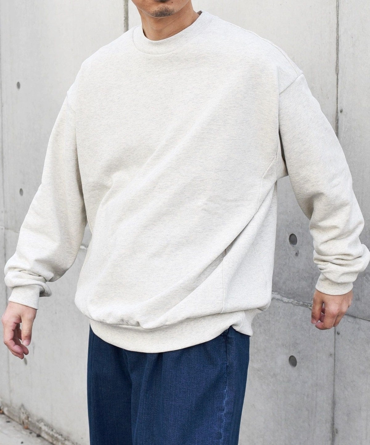 SHIPS any: COTTON USA ルーズ クルーネック 裏毛 スウェット
