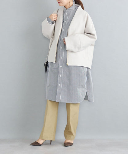 〈手洗い可能〉コクーンジップブルゾン 22FW