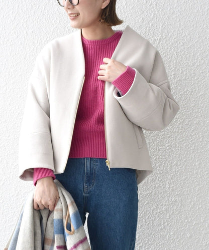 〈手洗い可能〉コクーンジップブルゾン 22FW